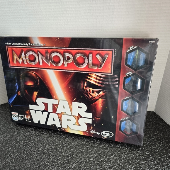 Hasbro Star Wars Monopoly The Force Awakens 2015 New Sealed - Picture 2 of 9